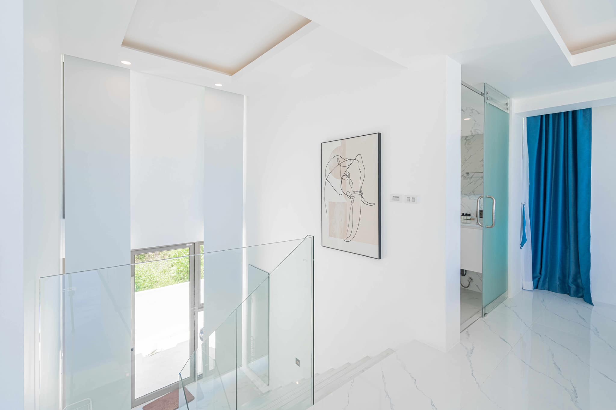 Brand-New 3-Bedroom Seaview Duplex Pool Villa in Chaweng Noi