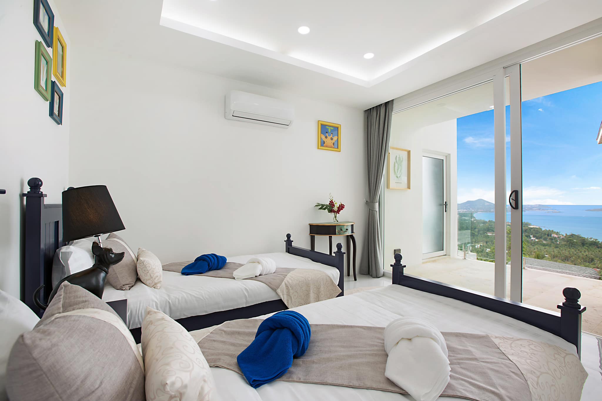 Modern 3-Bedroom Seaview Pool Villa for Sale in Chaweng Noi