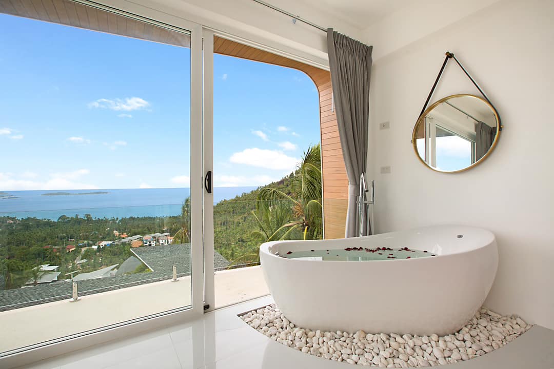 Modern 3-Bedroom Seaview Pool Villa for Sale in Chaweng Noi