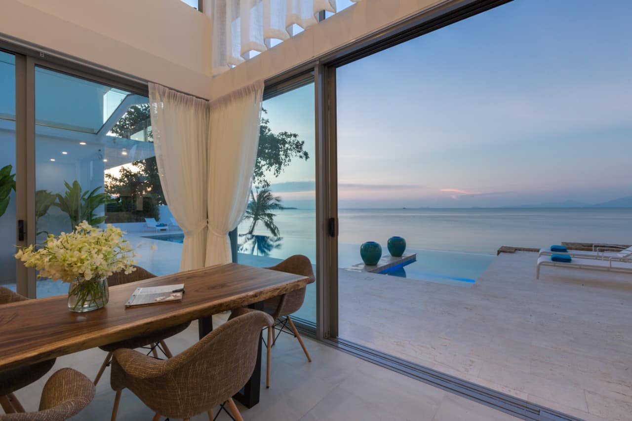 Beachfront 5-Bedroom Luxury Villa with Infinity Pool in Bangrak