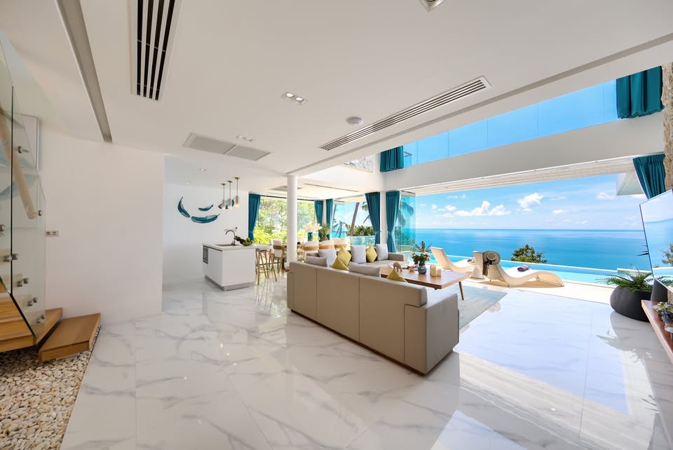 Exquisite 4-Bedroom Sea View Pool Villa in Koh Samui