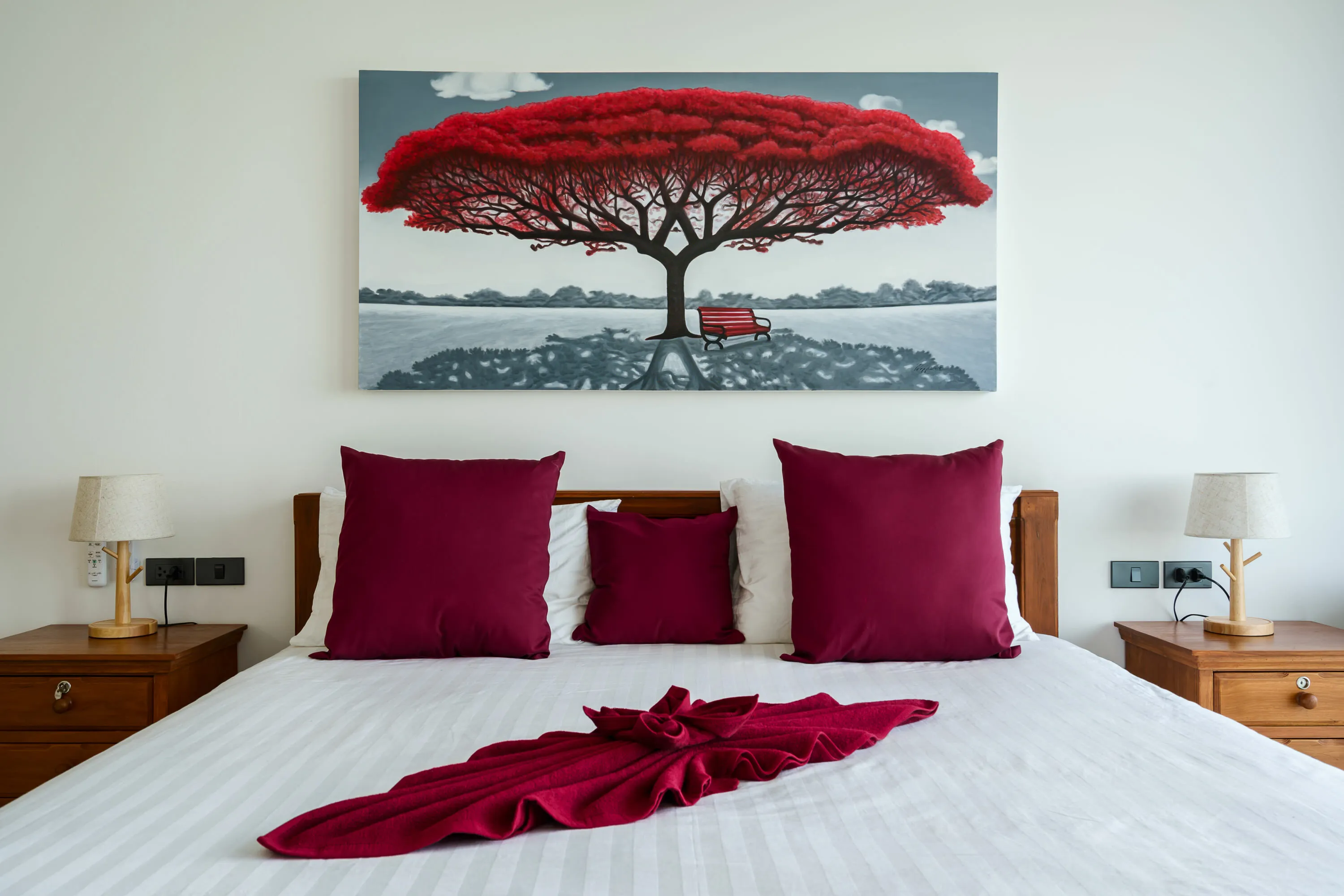 Contemporary 4-Bedroom Sea & Mountain View Villa in Bo Phut