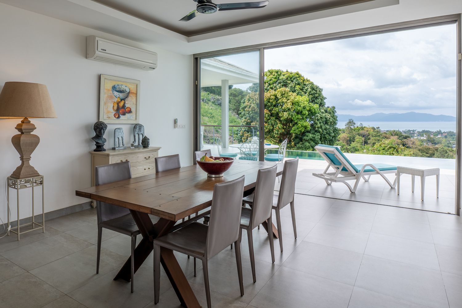 Panoramic 3-Bedroom Villa with Unfinished Apartment in Bophut Hills