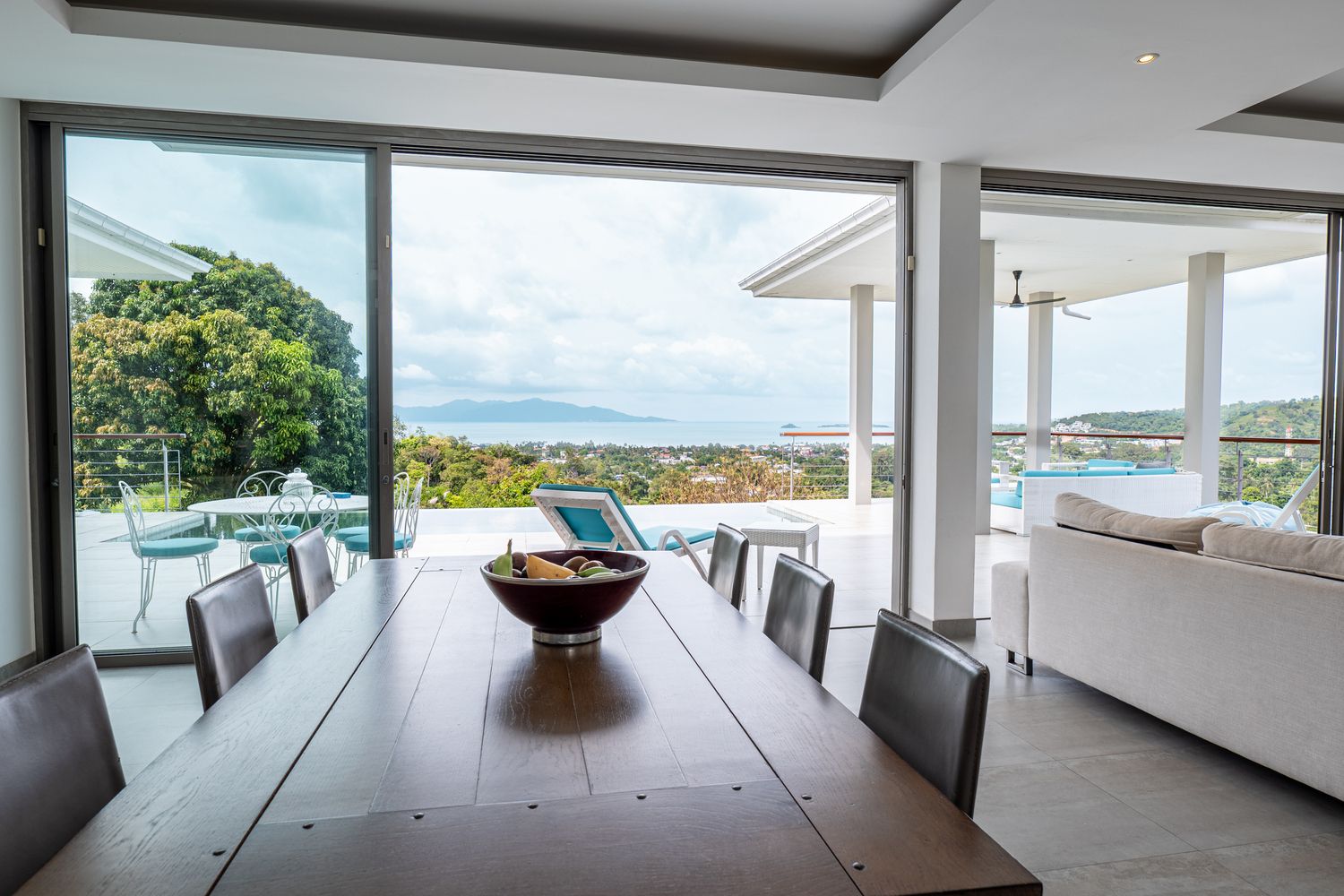 Panoramic 3-Bedroom Villa with Unfinished Apartment in Bophut Hills