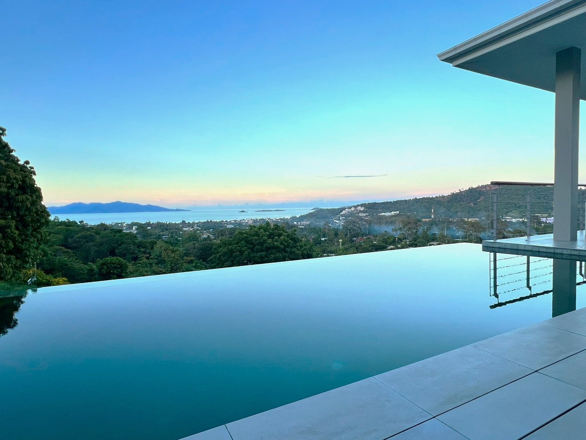 Panoramic 3-Bedroom Villa with Unfinished Apartment in Bophut Hills