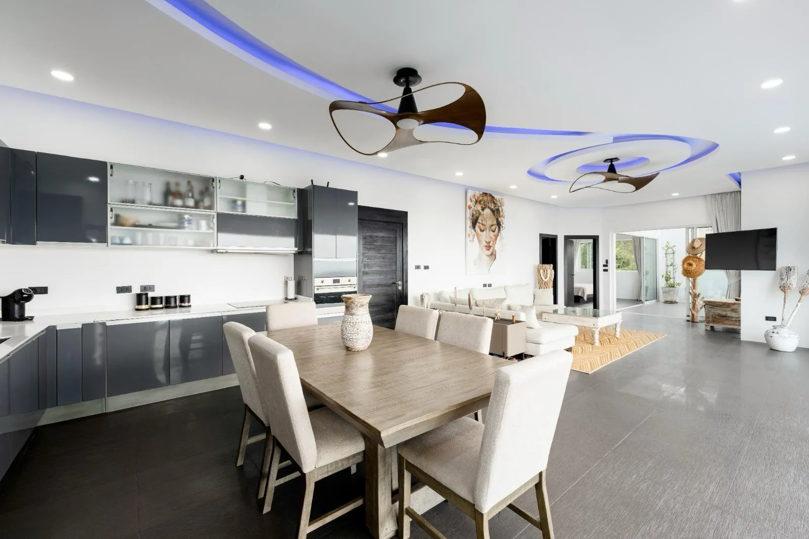 Modern 3-Bedroom Sea View Villa in Bo Phut