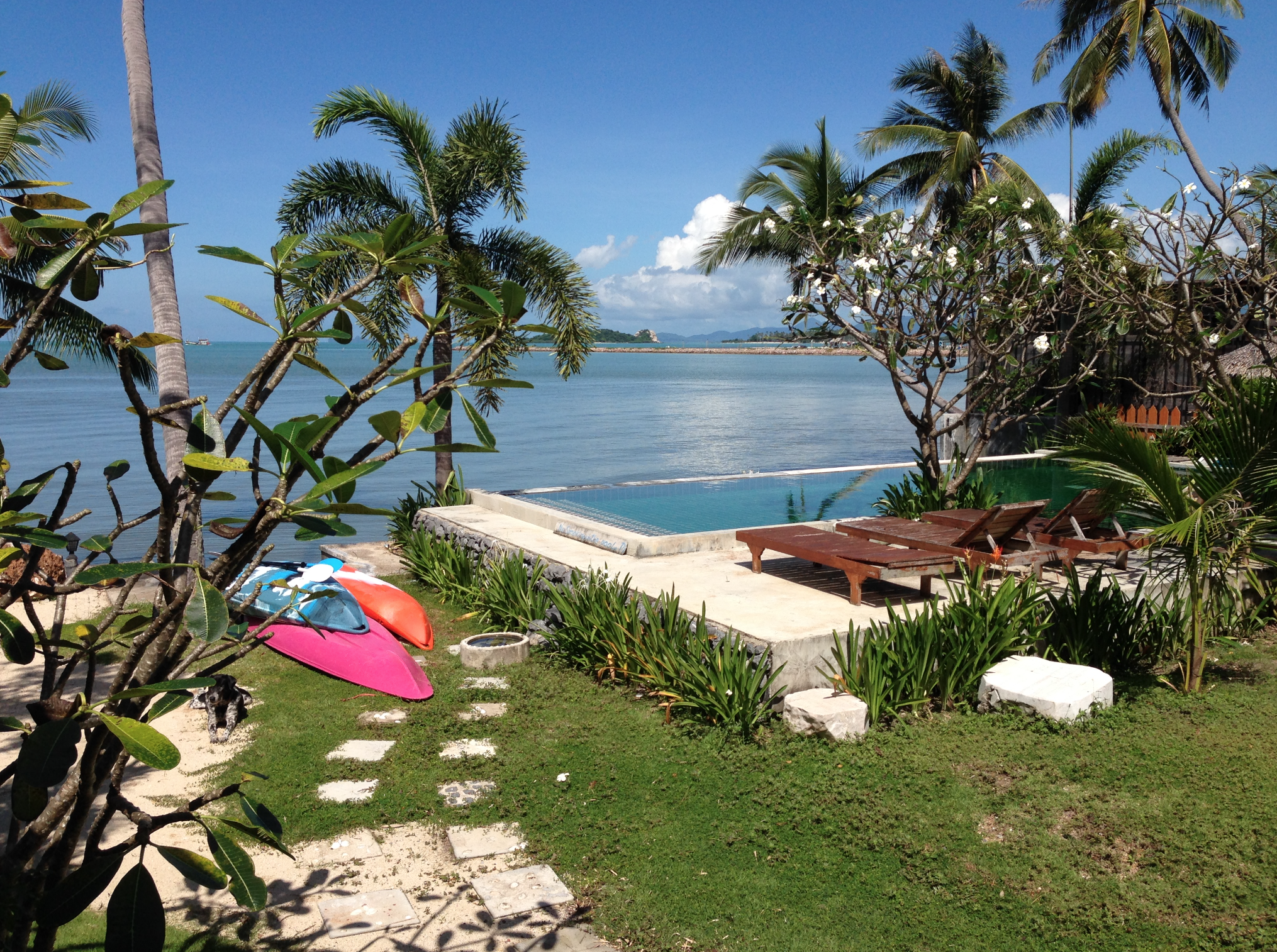 Amazing Sunset Seaview 3-Bedroom Luxury Villa in Bophut – Beachfront Living