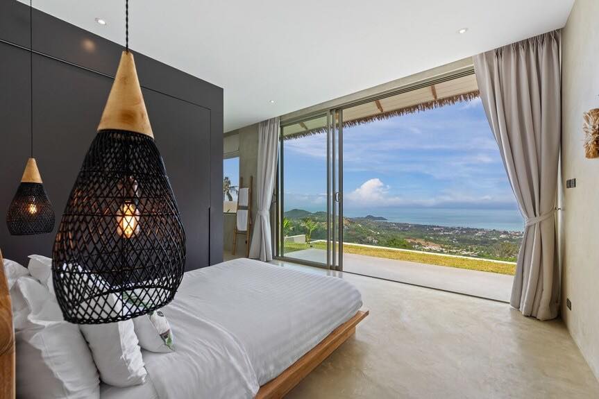 New Bali-Style Freehold Luxury Villa with Infinity Pool in Bophut Hills