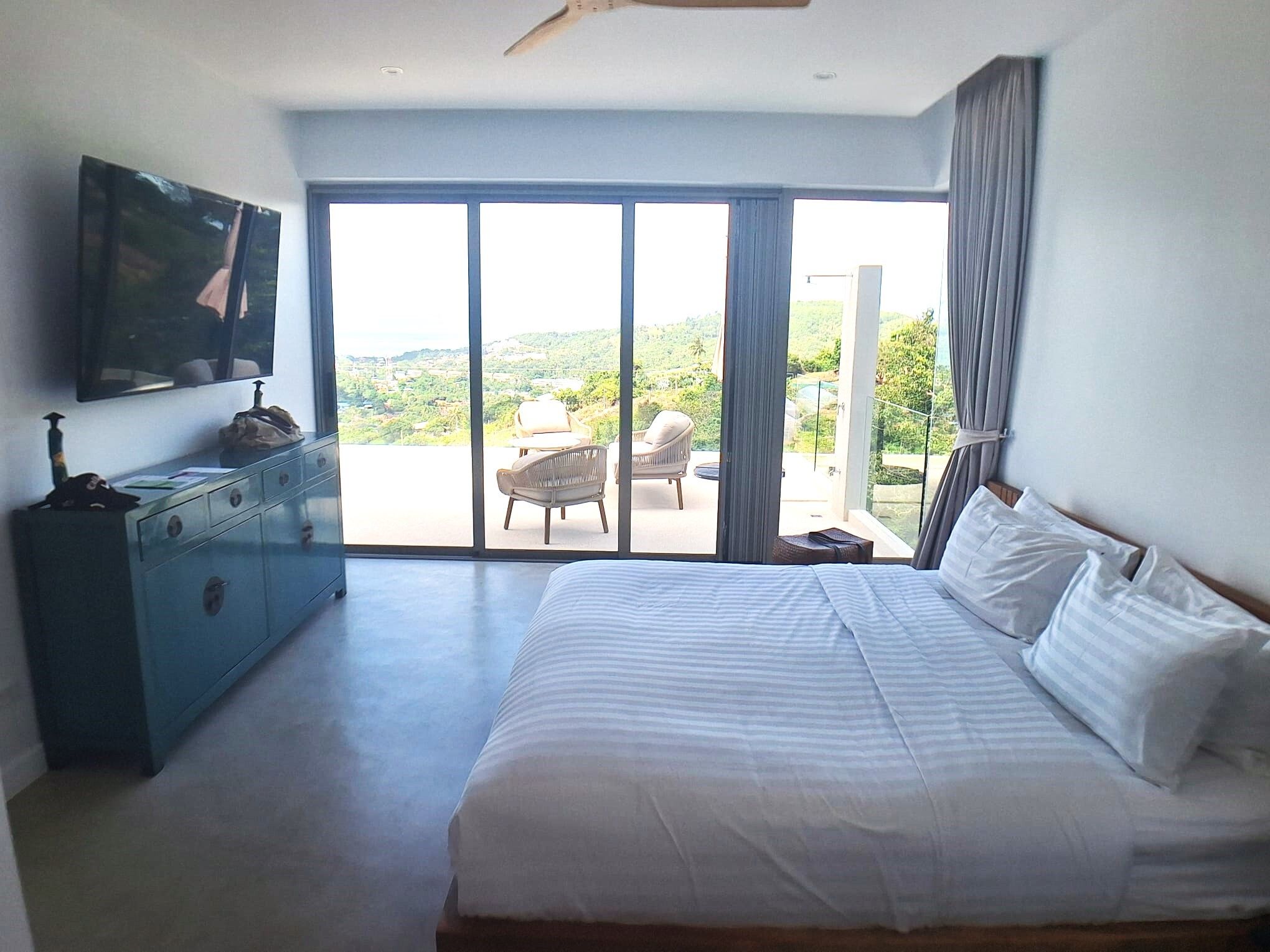 Sea-View Brand-New 3-Bedroom Villa in Bophut Hills