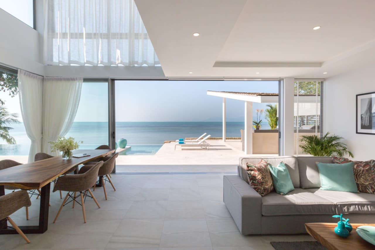 Exclusive Beachfront Villa: Prime Koh Samui Investment & Tropical Living.