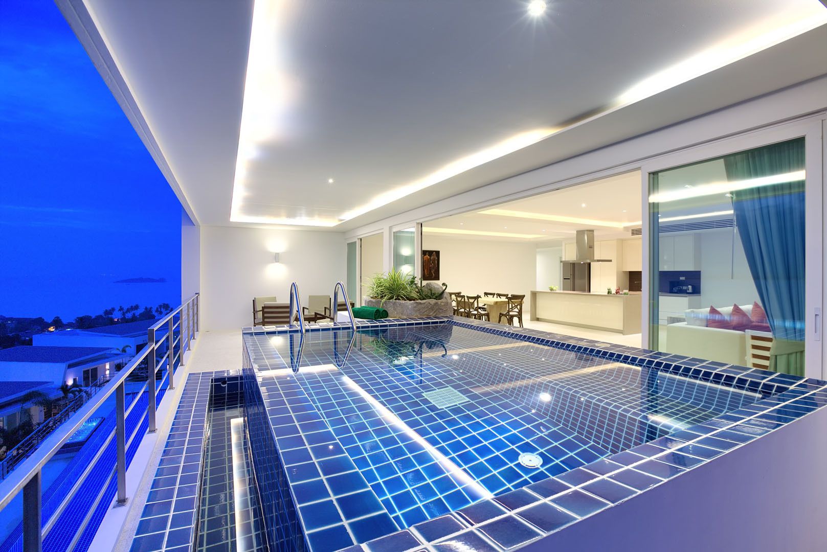 Hillside Sky-Terrace Townhome with Private Plunge Pool in Bophut