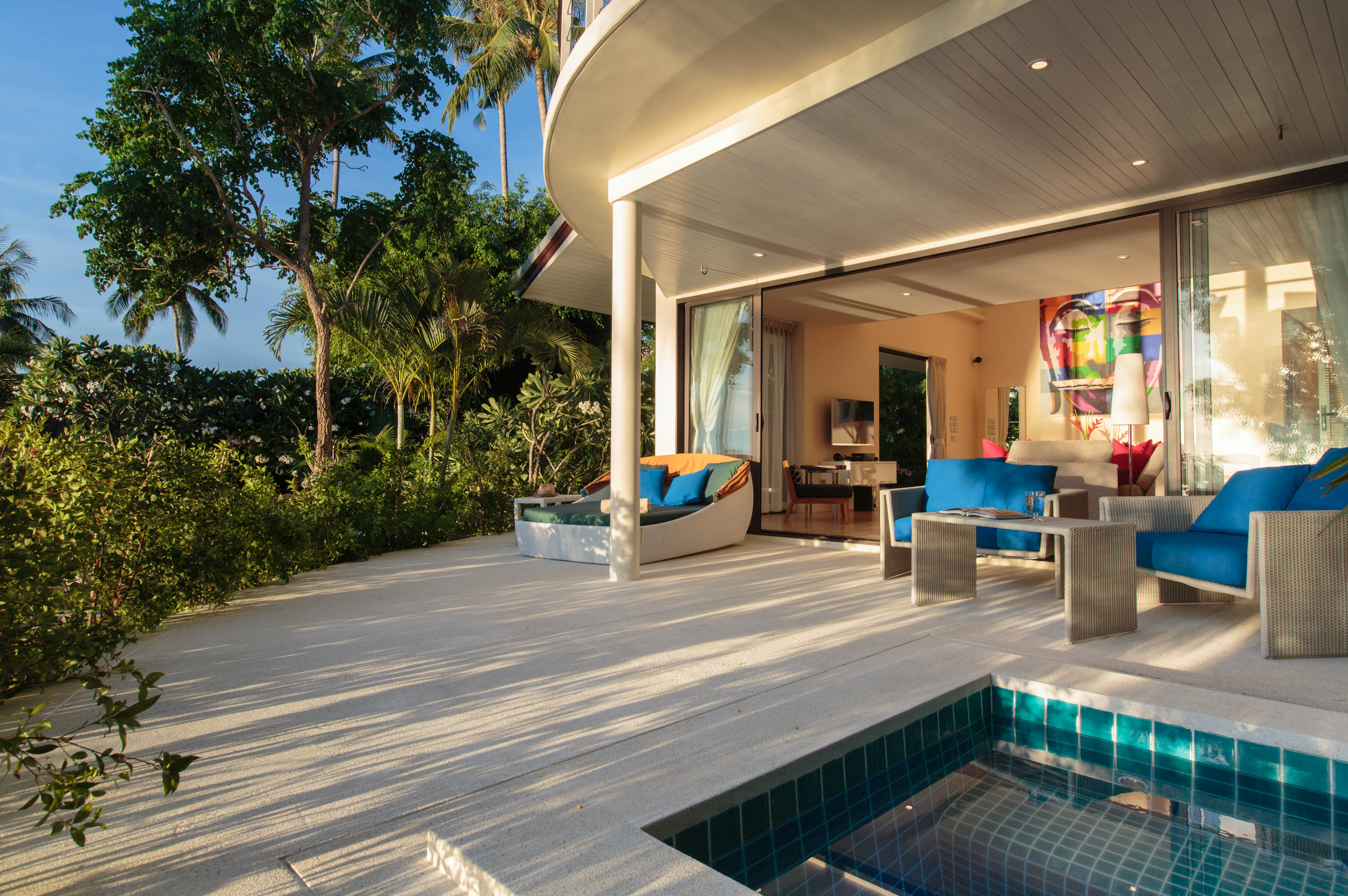 Beachfront Sunset Villa with Private Pool in Elite Bophut