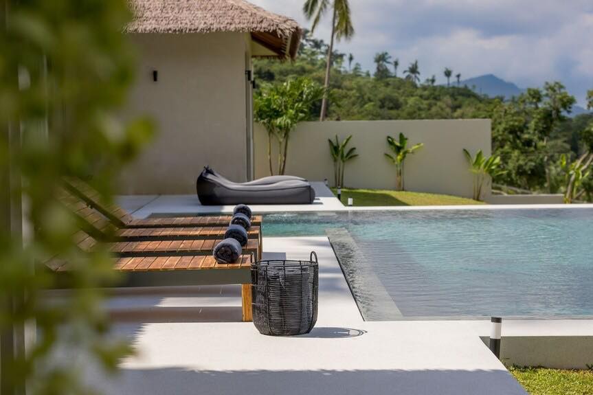 New Bali-Style Freehold Luxury Villa with Infinity Pool in Bophut Hills