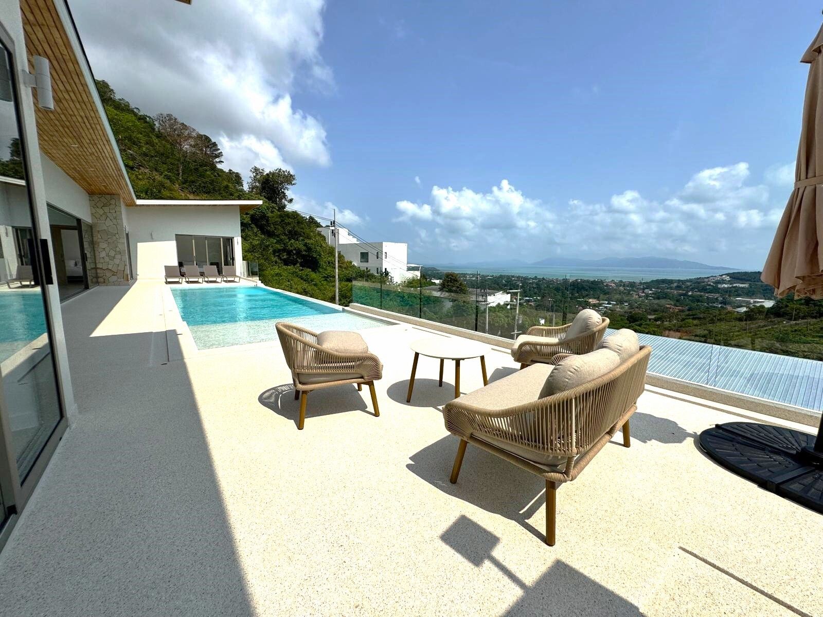 Sea-View Brand-New 3-Bedroom Villa in Bophut Hills