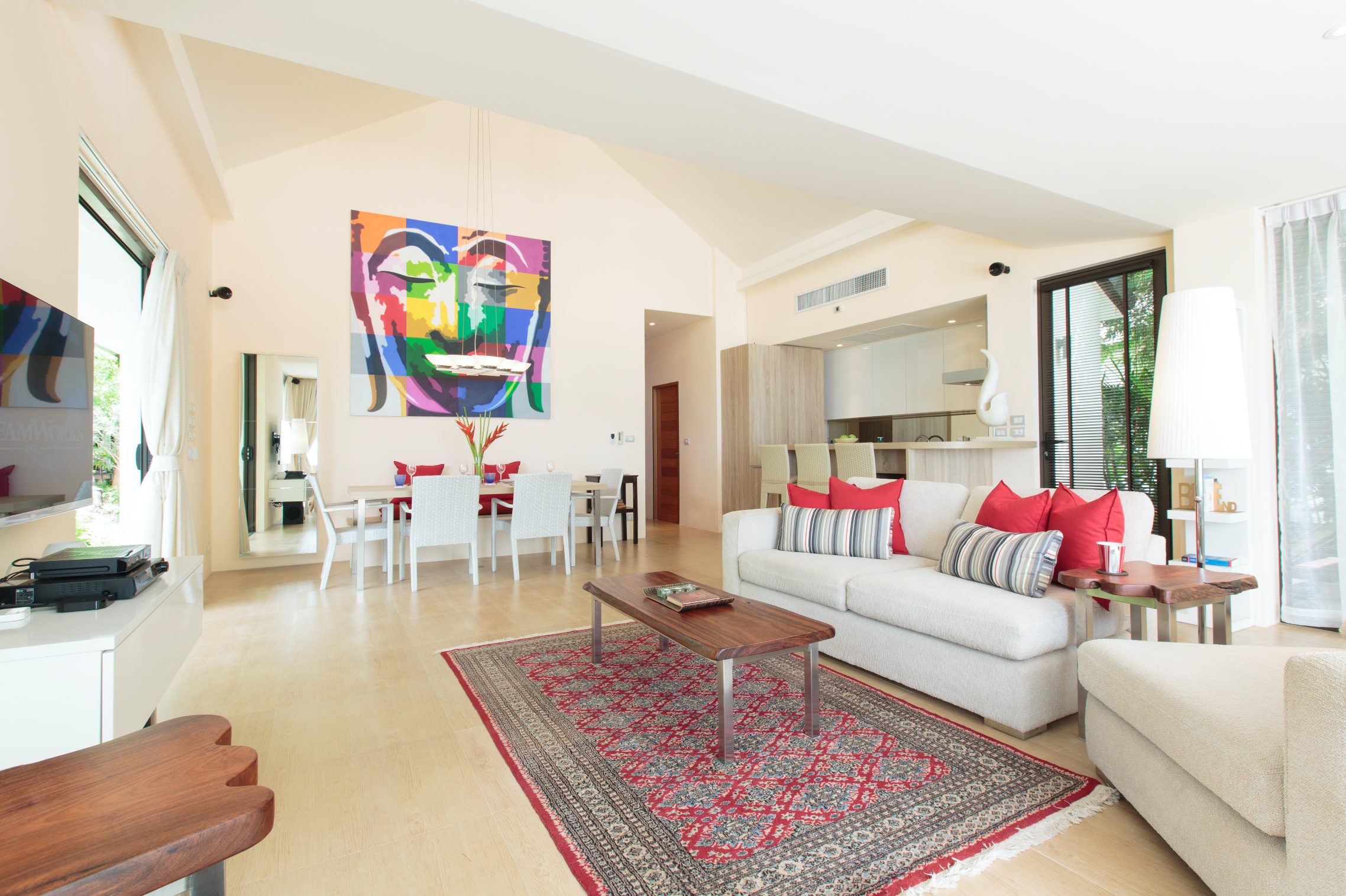 Amazing Sunset Seaview 3-Bedroom Luxury Villa in Bophut – Beachfront Living