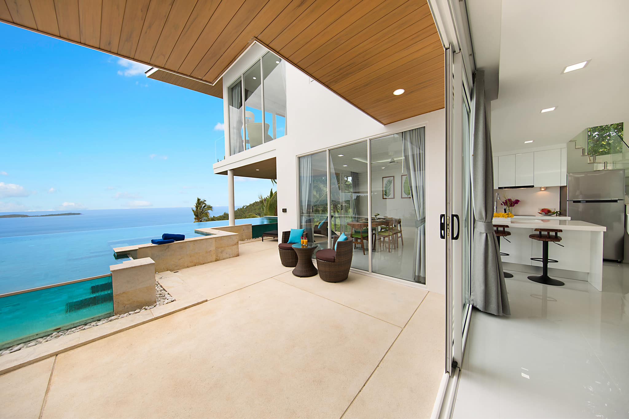 Sleek 3-Bedroom Seaview Pool Villa in Chaweng Noi | Fully Furnished & Turnkey