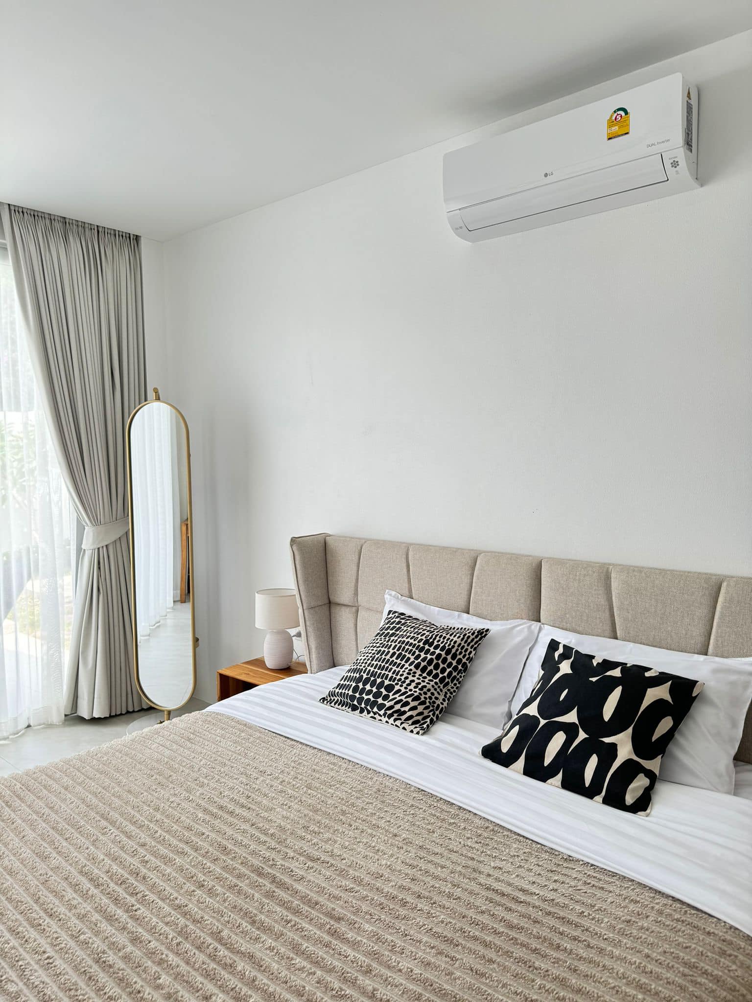 Brand-New 3-Bedroom Sunset View Villa in Ban Tai | Modern Teak Wood Finishes
