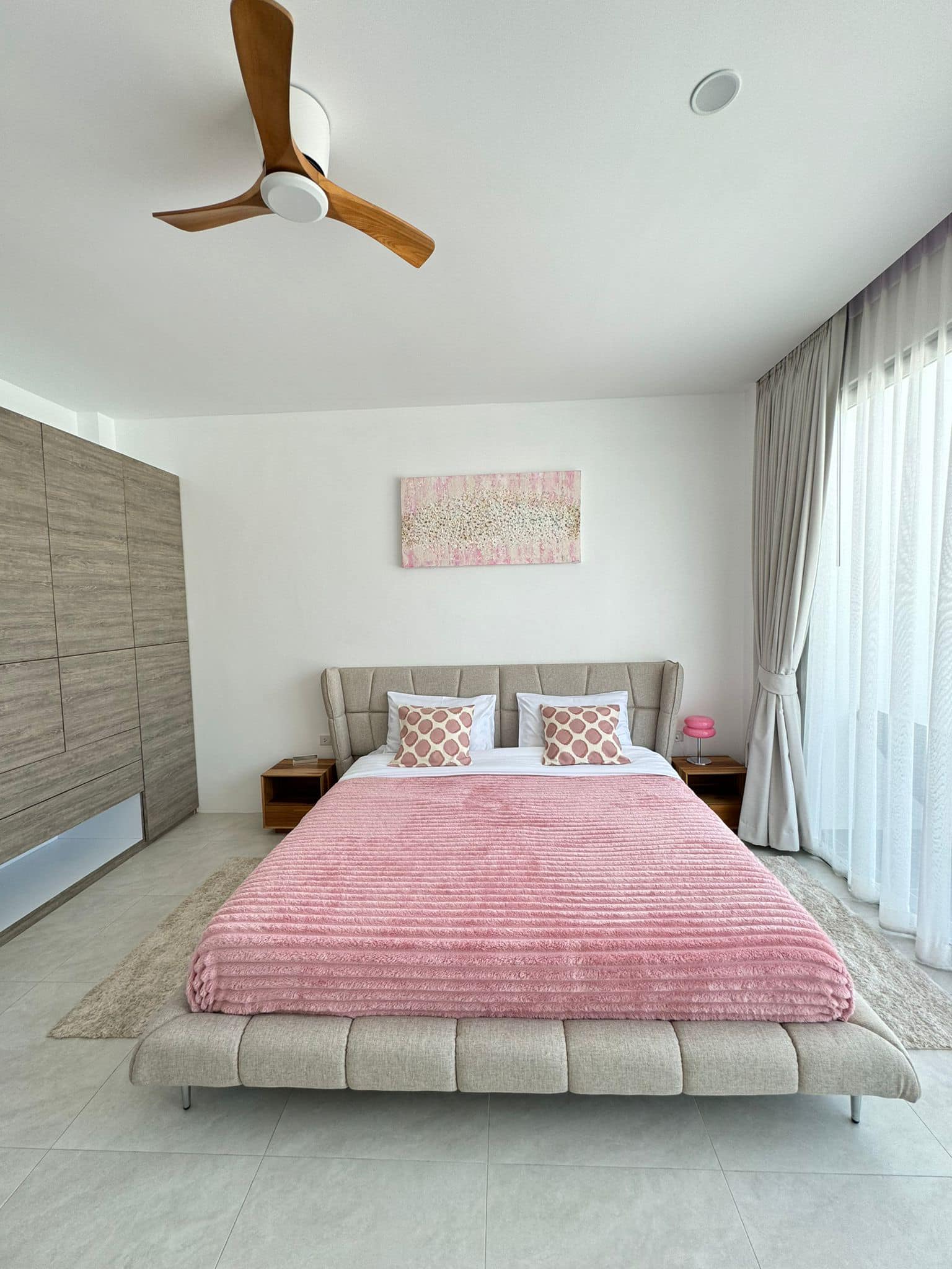 Brand-New 3-Bedroom Sunset View Villa in Ban Tai | Modern Teak Wood Finishes