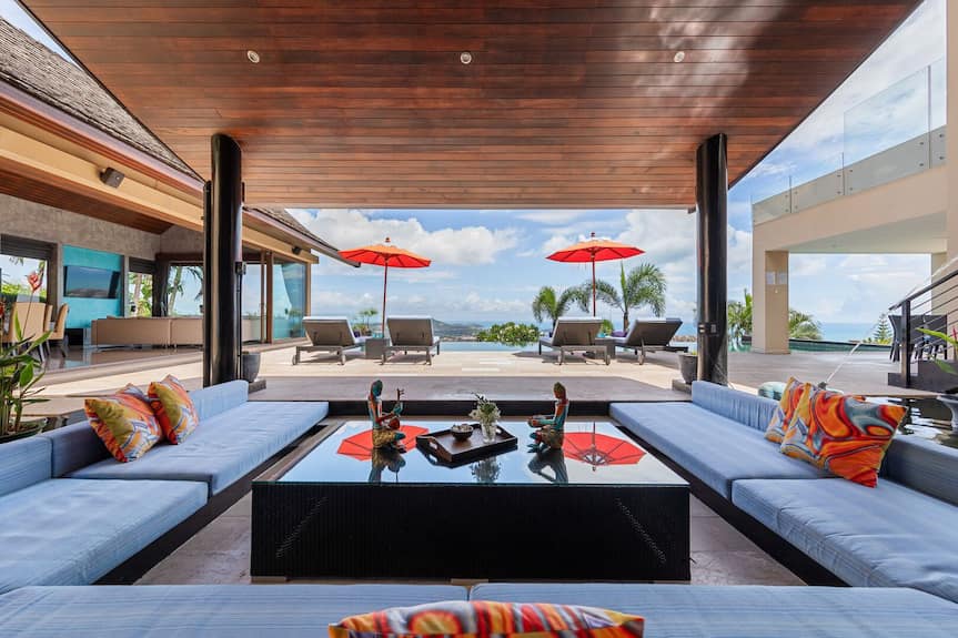 Panoramic 4-Bedroom Hillside Estate in Chaweng | 180° Coastal Views & Private Plunge Pool