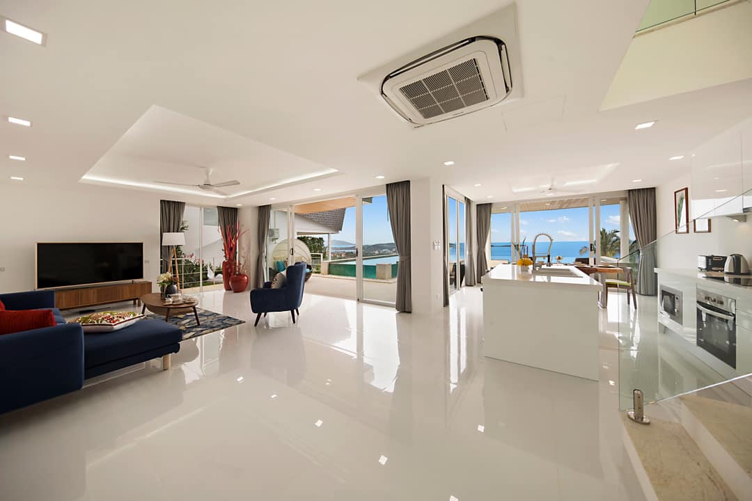 Sleek 3-Bedroom Seaview Pool Villa in Chaweng Noi | Fully Furnished & Turnkey