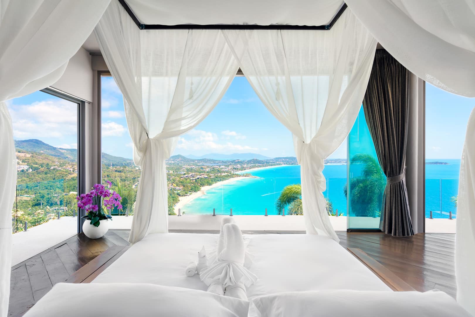Turnkey 5-Bedroom Architectural Masterpiece in Chaweng Noi | Unrivaled 360° Ocean Views