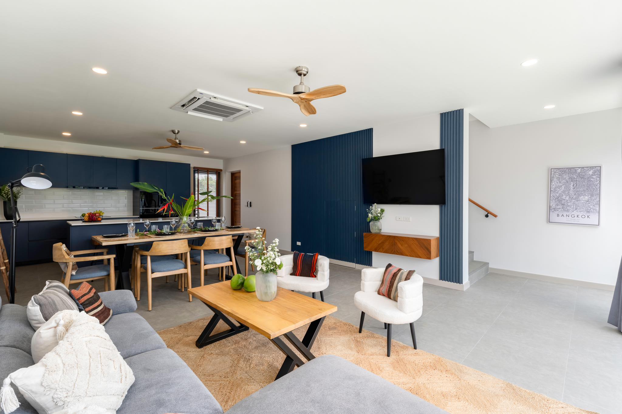 Modern 3-Bedroom Pool Villa in Plai Lem | 5 Minutes to Choeng Mon Beach