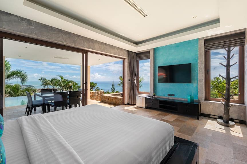 Panoramic 4-Bedroom Hillside Estate in Chaweng | 180° Coastal Views & Private Plunge Pool