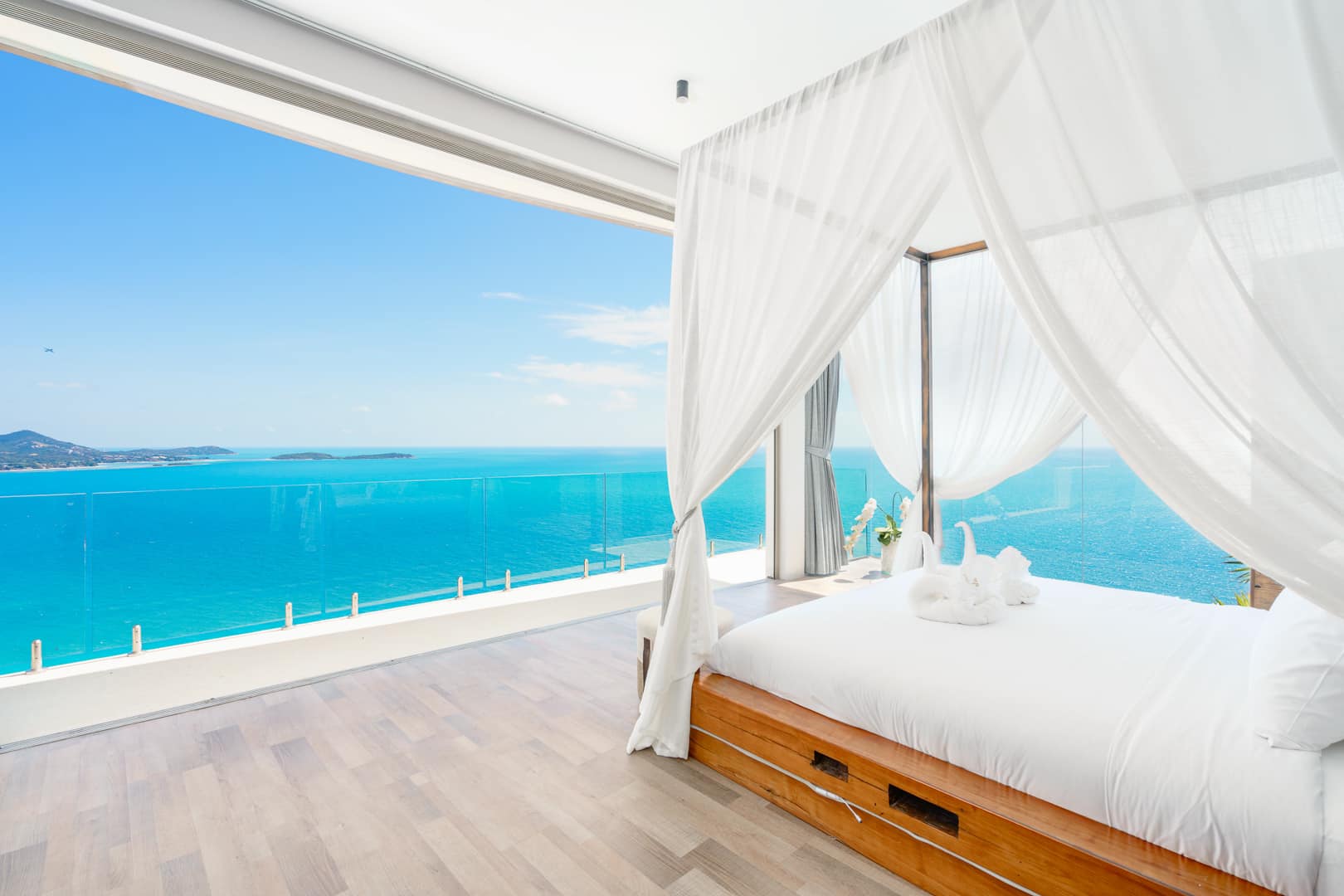 Turnkey 5-Bedroom Architectural Masterpiece in Chaweng Noi | Unrivaled 360° Ocean Views