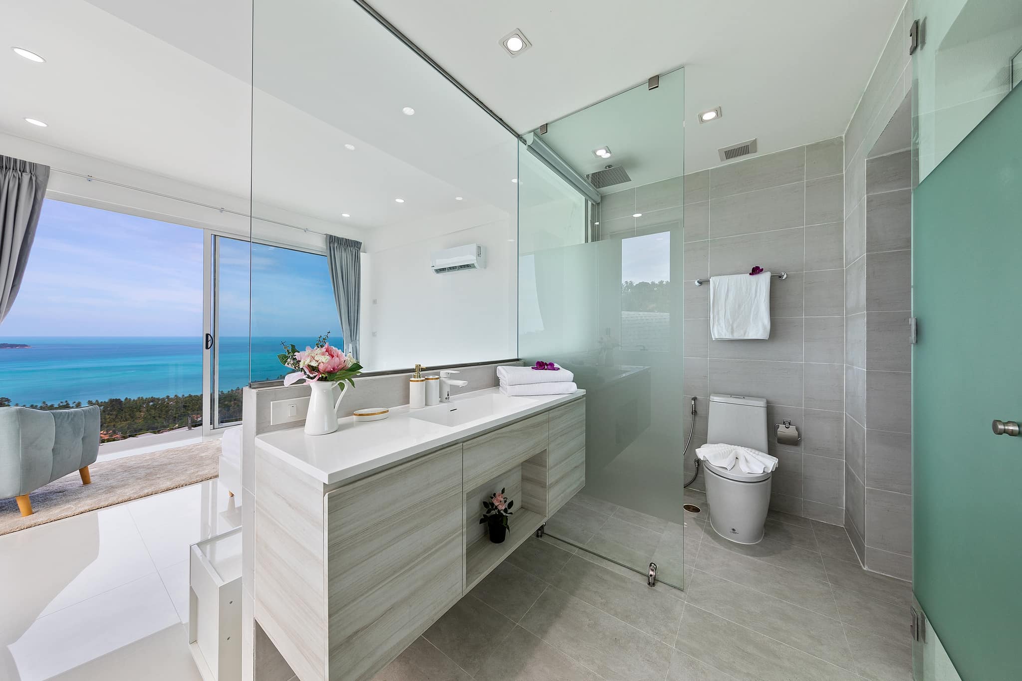 Luxurious 3-Bedroom Seaview Pool Villa in Chaweng Noi | Turnkey Tropical Living