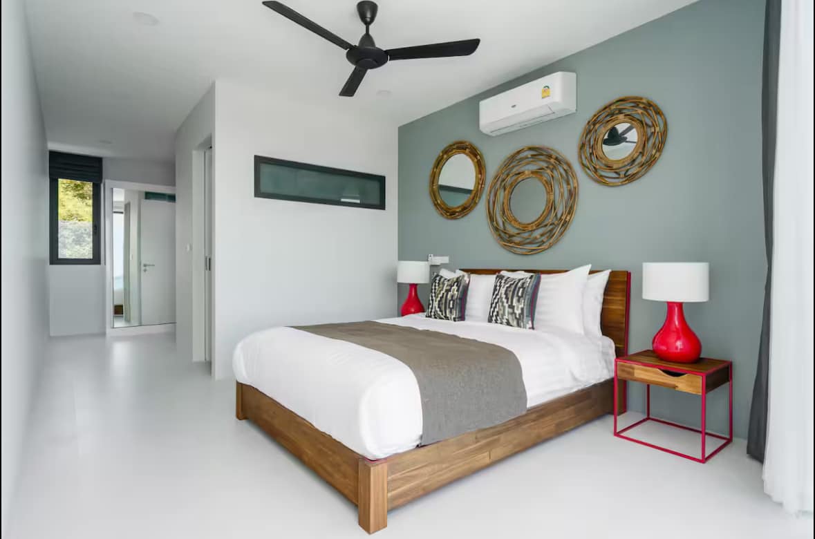 Chic 3BR Boho-Style Luxury Seaview Villa in Bophut – High-Yield 8% ROI Investment
