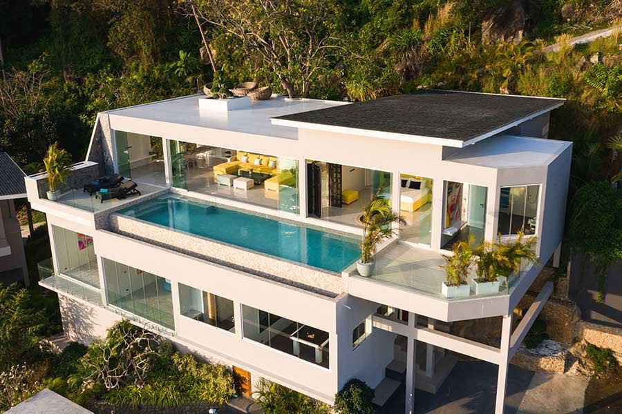 Luxurious 5-Bedroom Sunrise Sea View Villa | Prime Chaweng Noi Hillside Investment