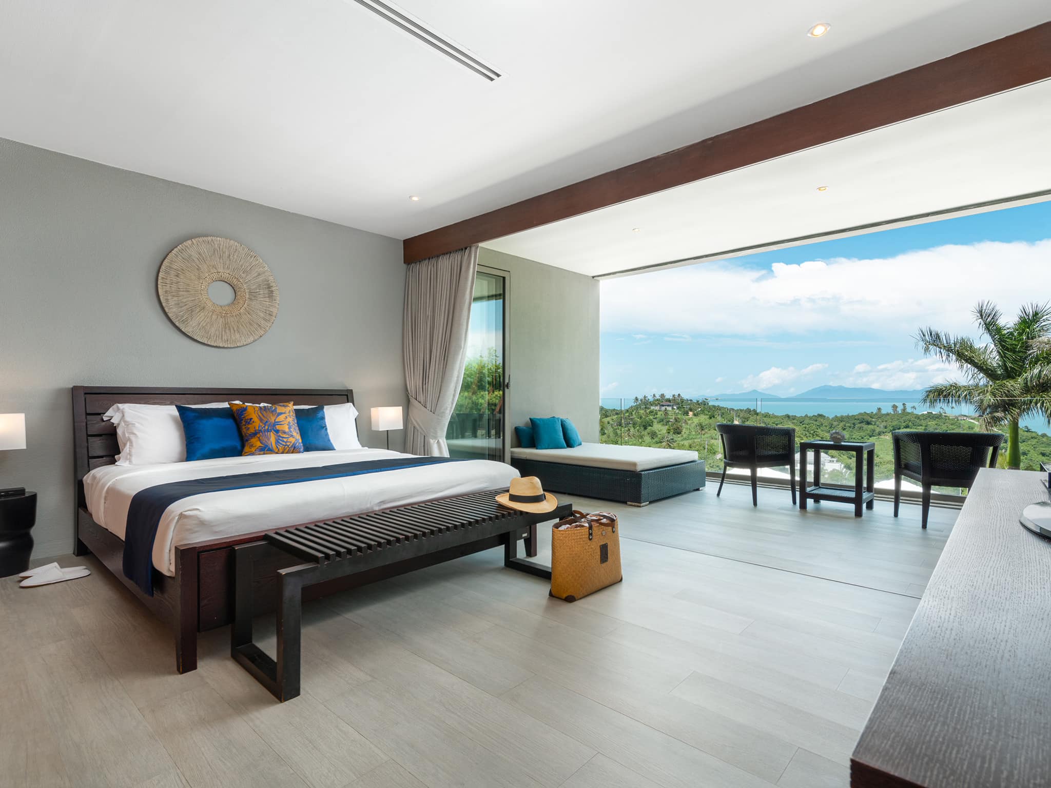 Majestic 6BR Tropical Hilltop Retreat in Bophut Hills – Ultimate Luxury Villa Koh Samui