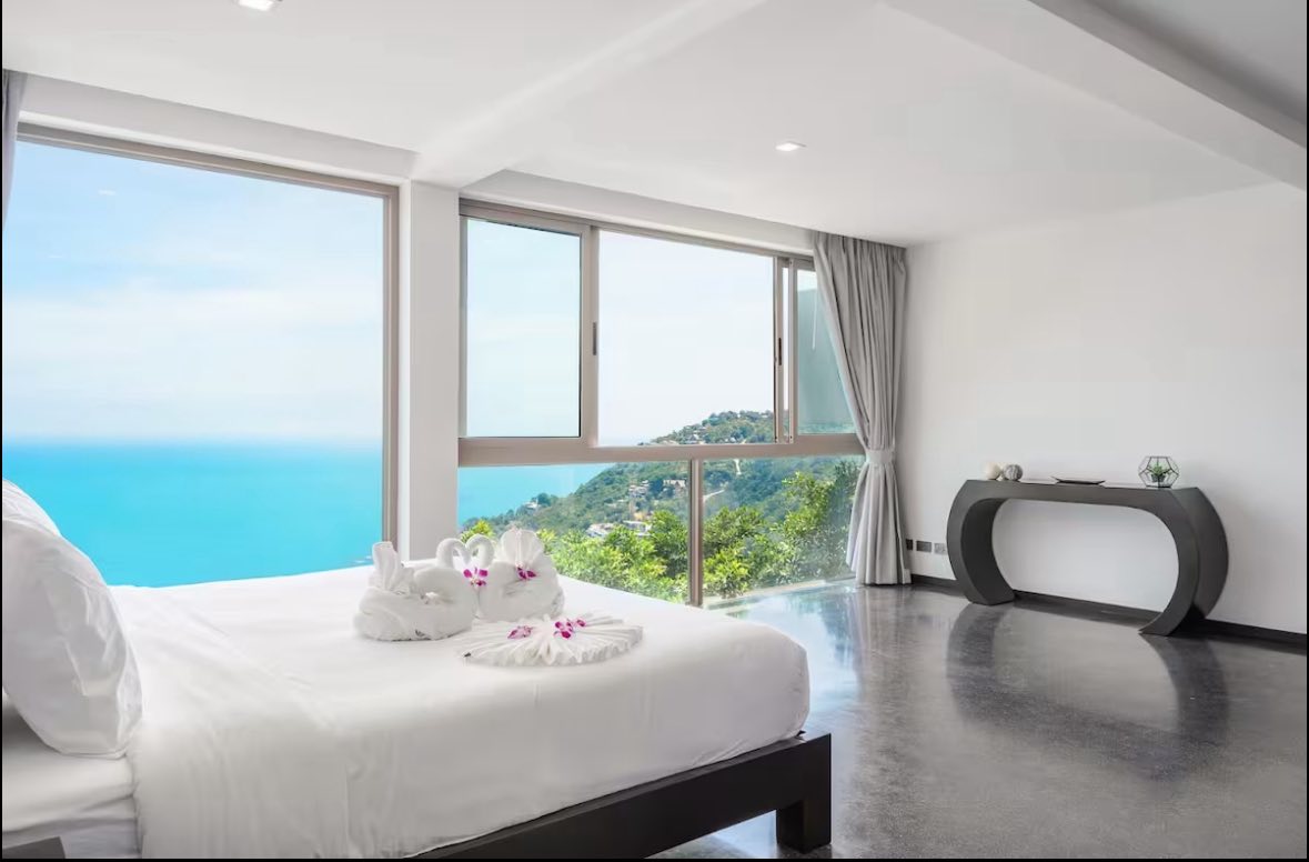Modern Industrial-Chic 4-Bedroom Seaview Villa in Chaweng Noi | Elite Investment