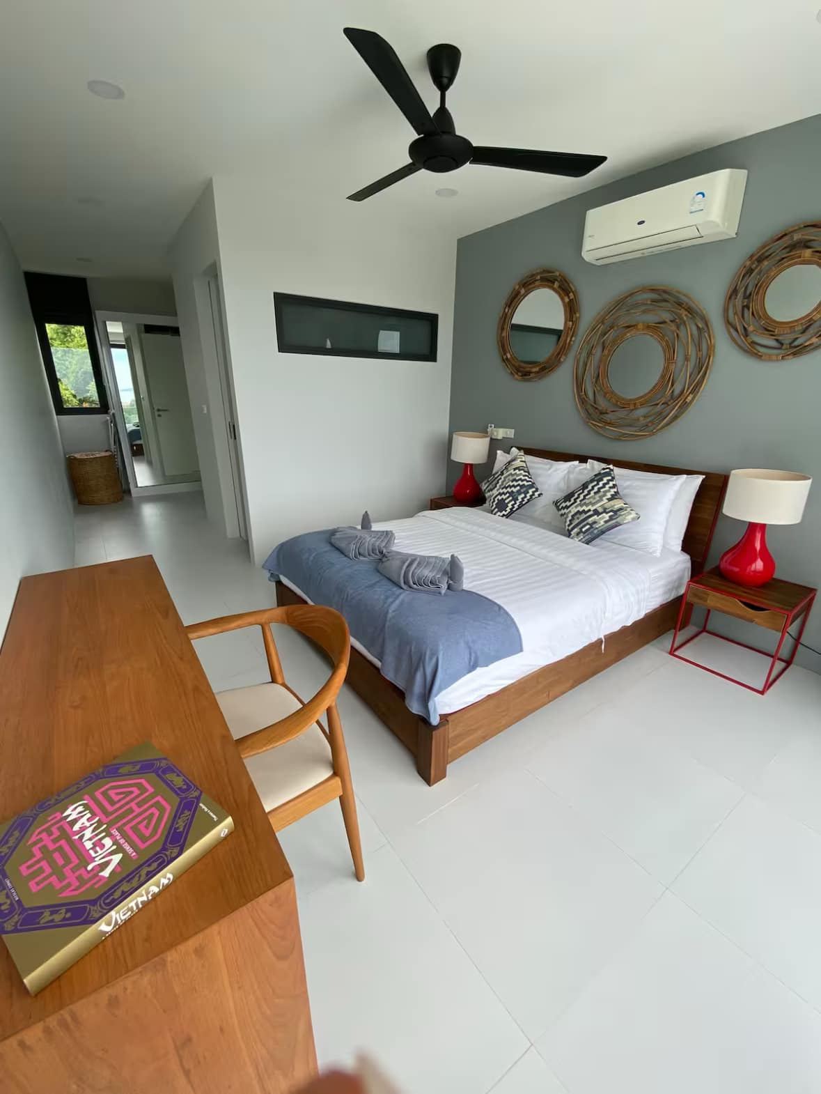 Chic 3BR Boho-Style Luxury Seaview Villa in Bophut – High-Yield 8% ROI Investment