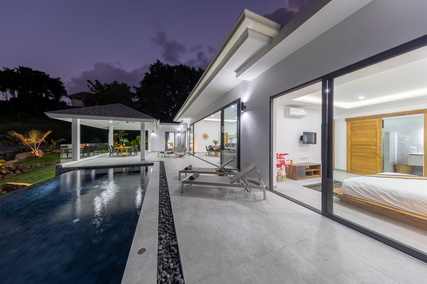 Modern 3-Bedroom Sea View Villa in Chaweng | 2024 New Build Investment