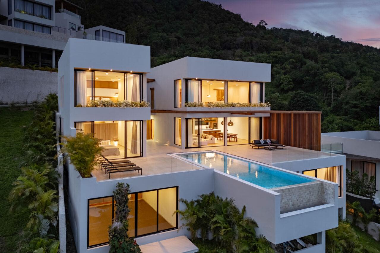 Award-Winning 4-Bedroom Luxury Pool Villa in Chaweng | Spectacular Sea & City Views