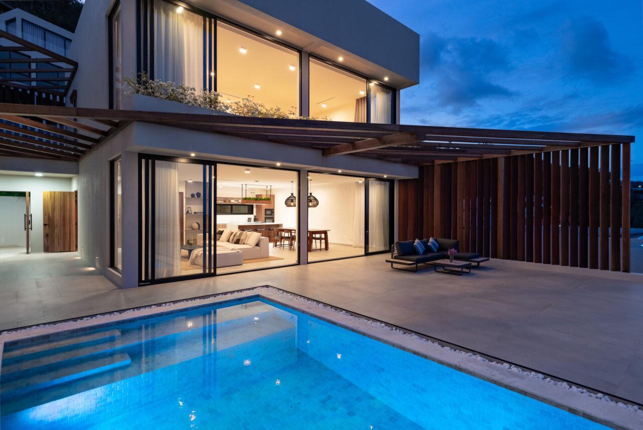 Award-Winning 4-Bedroom Luxury Pool Villa in Chaweng | Spectacular Sea & City Views