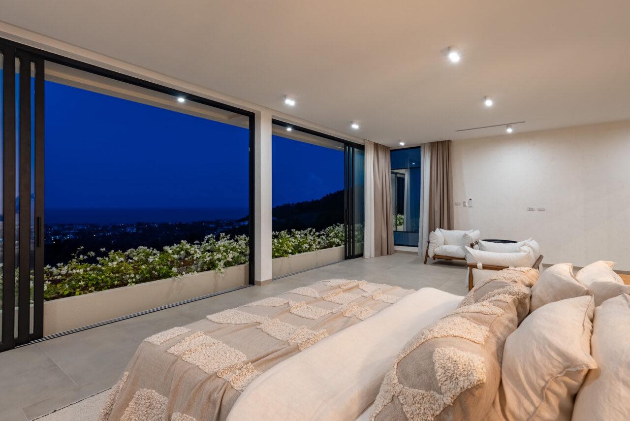 Award-Winning 4-Bedroom Luxury Pool Villa in Chaweng | Spectacular Sea & City Views
