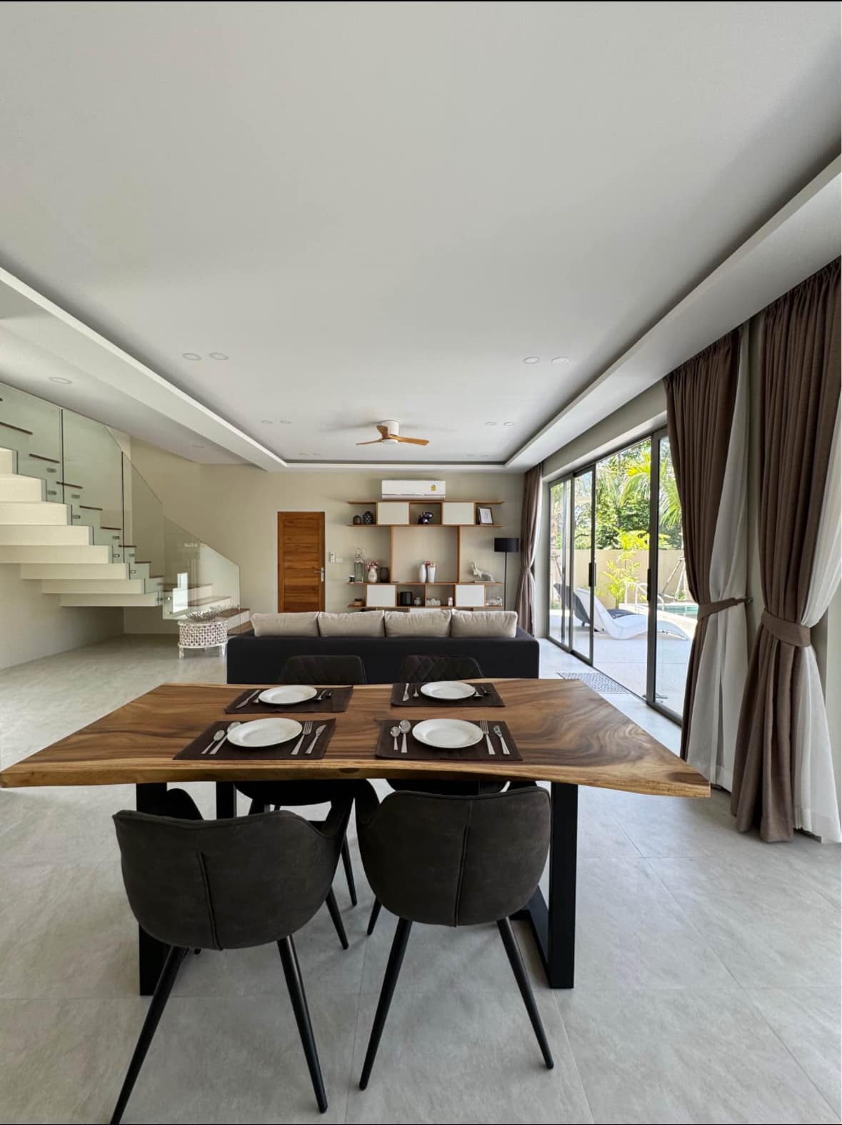 Modern 3-Bedroom Saltwater Pool Villa in Ban Tai | 2023 Build Near Phra Lan Beach
