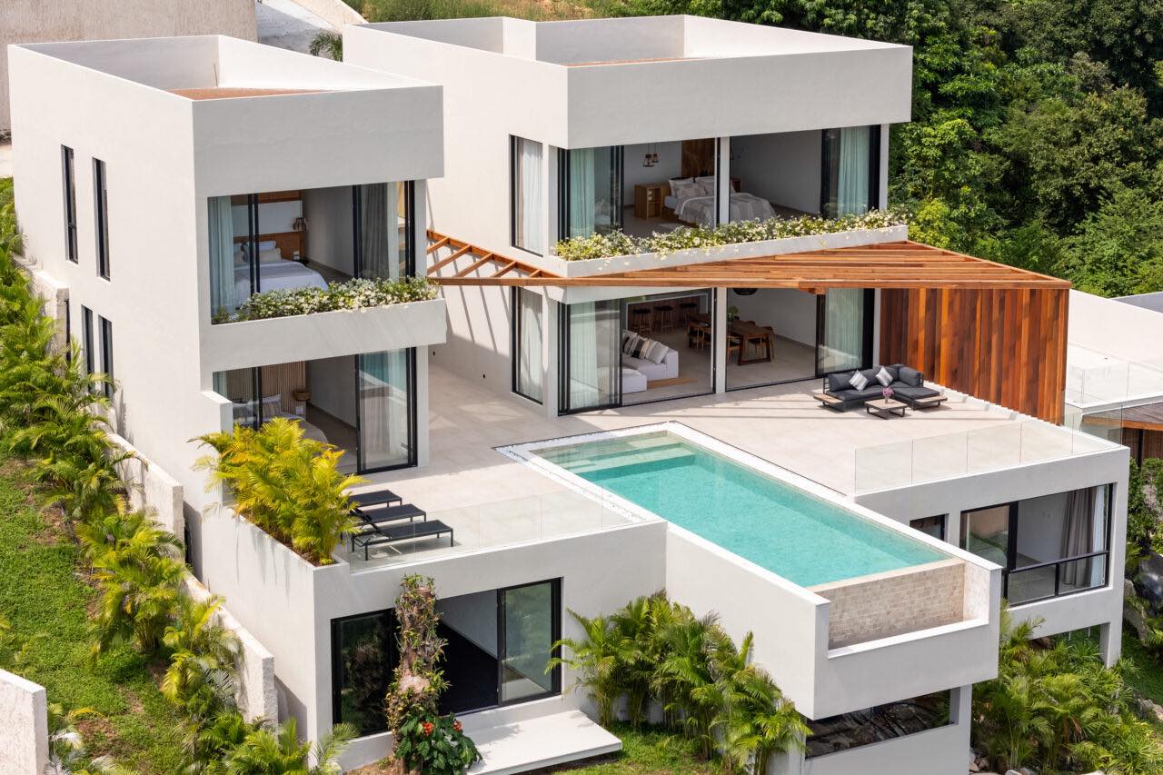 Award-Winning 4-Bedroom Luxury Pool Villa in Chaweng | Spectacular Sea & City Views