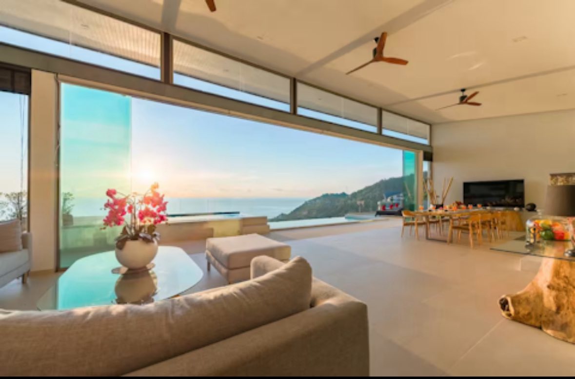 Modern Industrial-Chic 4-Bedroom Seaview Villa in Chaweng Noi | Elite Investment