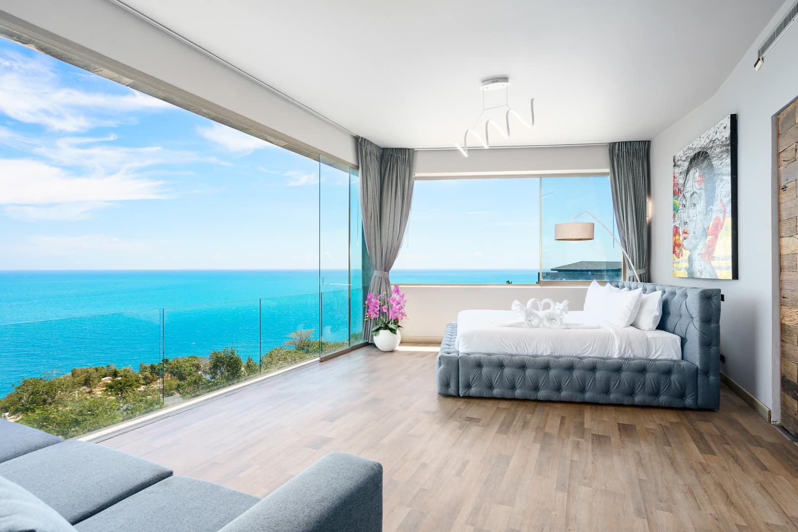 Turnkey 5-Bedroom Architectural Masterpiece in Chaweng Noi | Unrivaled 360° Ocean Views