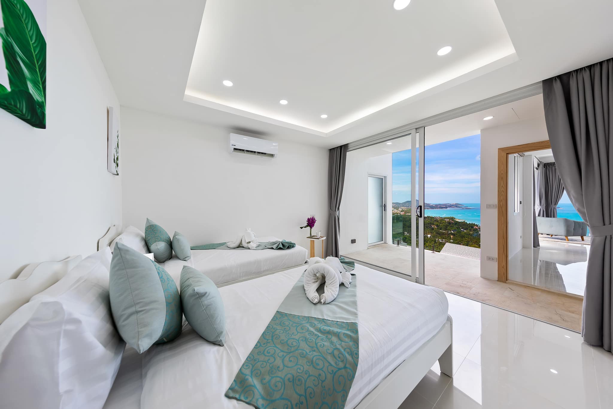 Luxurious 3-Bedroom Seaview Pool Villa in Chaweng Noi | Turnkey Tropical Living