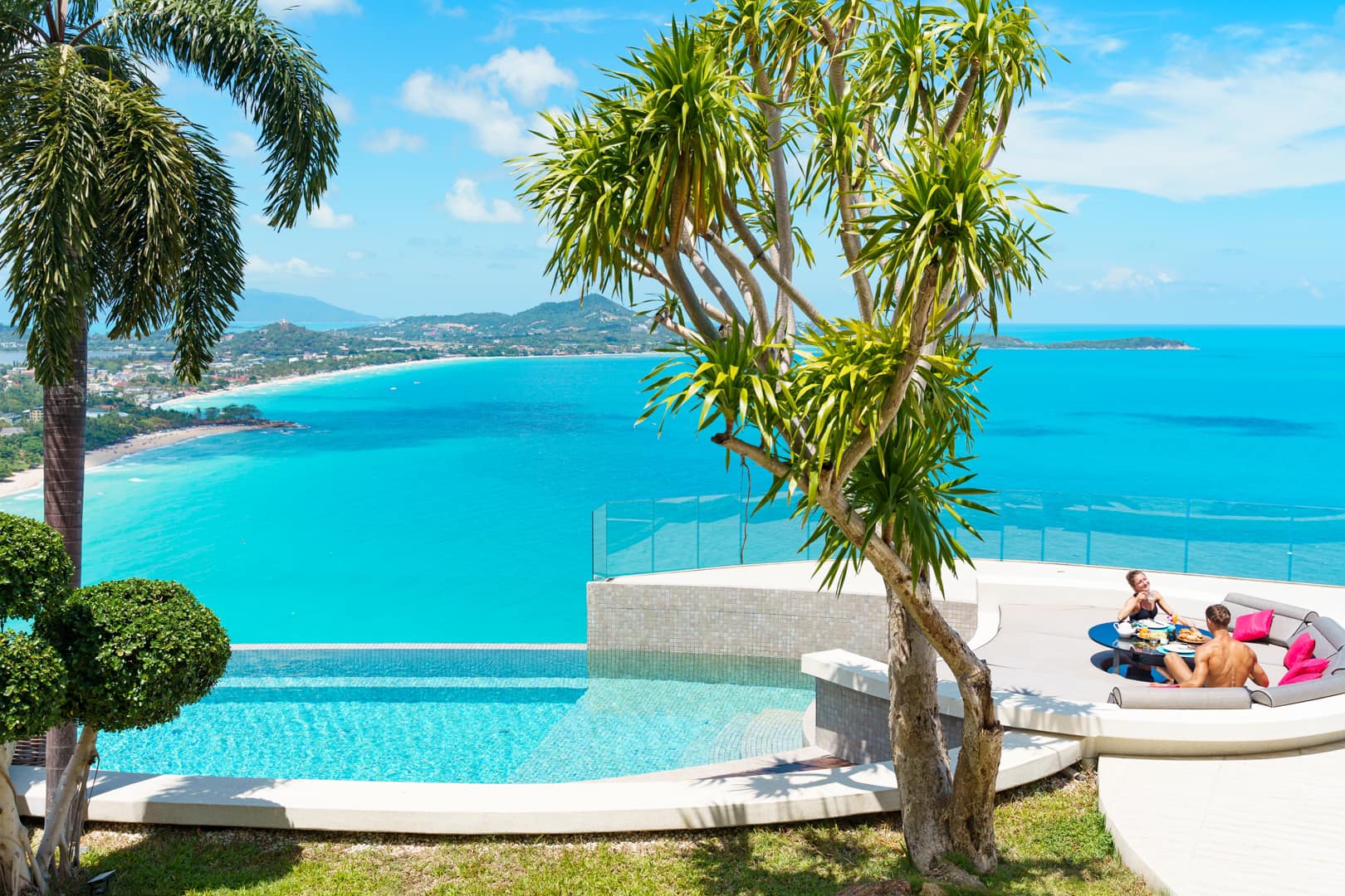 Turnkey 5-Bedroom Architectural Masterpiece in Chaweng Noi | Unrivaled 360° Ocean Views