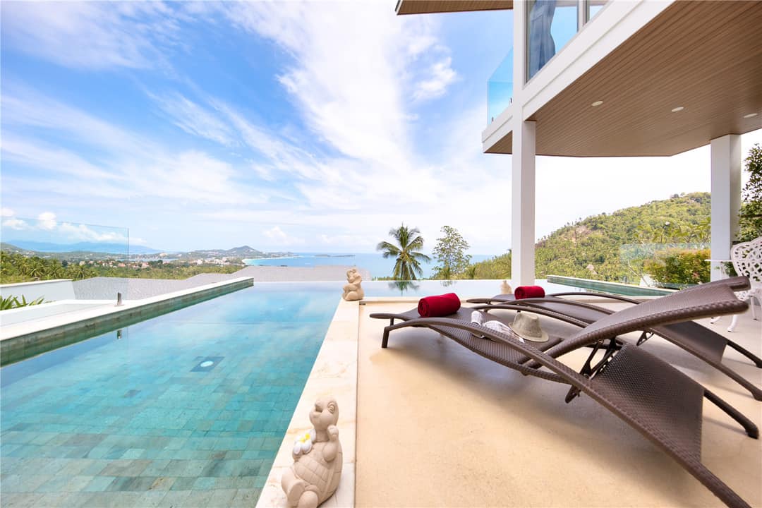 Exquisite 3BR Sea View Luxury Villa in Chaweng Noi – Premier Koh Samui Investment Opportunity