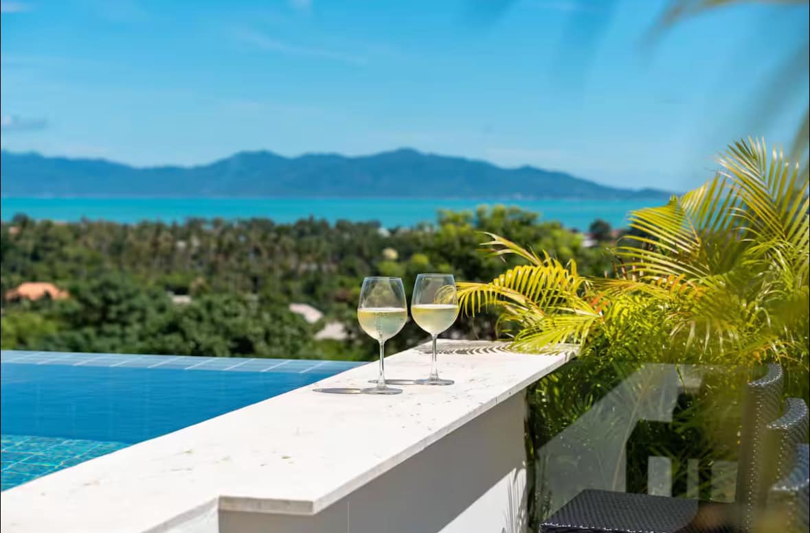 Chic 3BR Boho-Style Luxury Seaview Villa in Bophut – High-Yield 8% ROI Investment