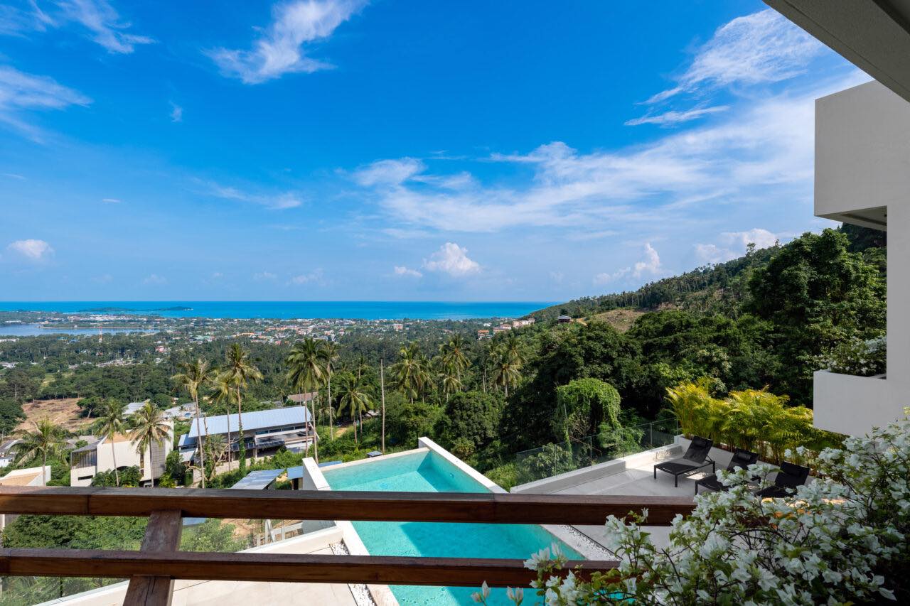 Award-Winning 4-Bedroom Luxury Pool Villa in Chaweng | Spectacular Sea & City Views