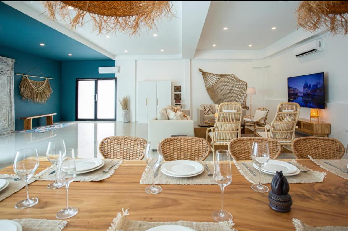 Expansive 5BR Boho-Style Estate in the Heart of Chaweng – Prime 550 SQM Luxury Villa