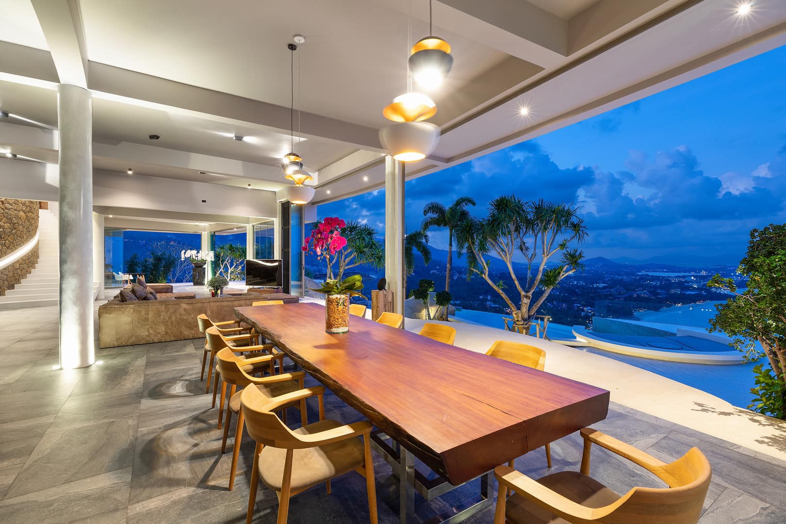 Turnkey 5-Bedroom Architectural Masterpiece in Chaweng Noi | Unrivaled 360° Ocean Views
