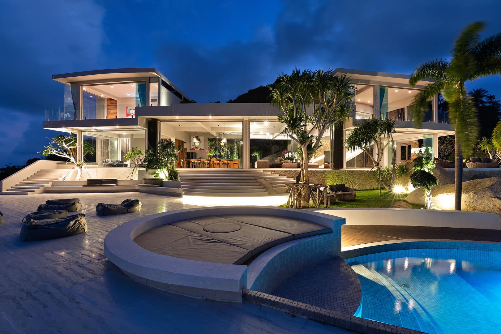 Turnkey 5-Bedroom Architectural Masterpiece in Chaweng Noi | Unrivaled 360° Ocean Views